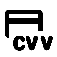 Credit Card Cvv Icon from Rounded Line - Streamline Material Set