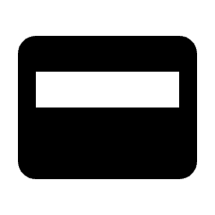 Credit Card Fill Icon from Rounded Fill - Material Pro Set