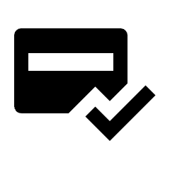 Credit Score Fill Icon from Outlined Fill - Material Pro Set