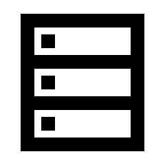 Data Table Icon from Sharp Line - Streamline Material Set