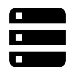Data Table Fill Icon from Rounded Fill - Material Pro Set