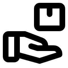 Delivery Shipping Icon from Rounded Line - Material Pro Set