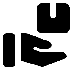 Delivery Shipping Fill Icon from Rounded Fill - Streamline Material Set