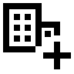 Domain Add Icon from Sharp Line - Material Pro Set