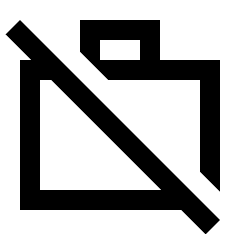 Enterprise Off Icon from Sharp Line - Streamline Material Set
