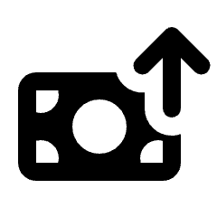 Expense Fill Icon from Rounded Fill - Streamline Material Set