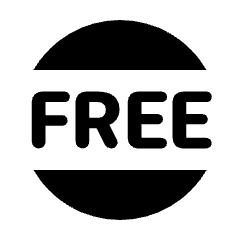 Free Circle Fill Icon from Rounded Fill - Streamline Material Set