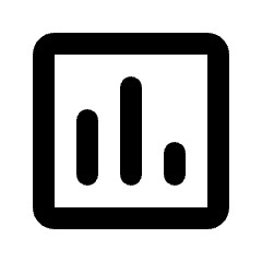 Insert Chart Icon from Rounded Line - Streamline Material Set