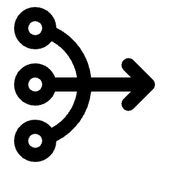 Mediation Icon from Rounded Line - Streamline Material Set