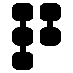 Mitre Fill Icon from Rounded Fill - Material Pro Set