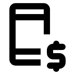 Mobile Payment Icon from Rounded Line - Material Pro Set