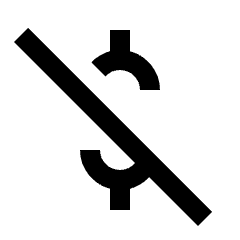 Money Off Icon from Outlined Line - Streamline Material Set