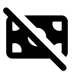 Money Off Alt Fill Icon from Rounded Fill - Material Pro Set