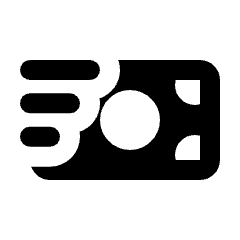 Money Transfer Fill Icon from Rounded Fill - Streamline Material Set