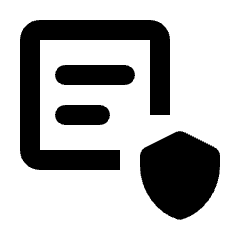 Nda Document Icon from Rounded Line - Streamline Material Set