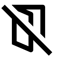 No Meeting Room Icon from Outlined Line - Material Pro Set