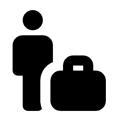 Office Worker Fill Icon from Rounded Fill - Material Pro Set