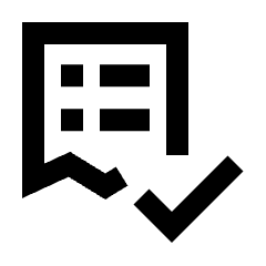 Order Approve Icon from Sharp Line - Streamline Material Set