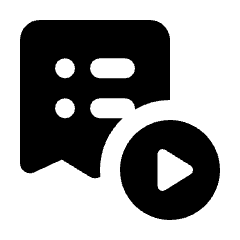 Order Play Fill Icon from Rounded Fill - Streamline Material Set