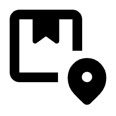 Package Tracking Icon from Rounded Line - Material Pro Set