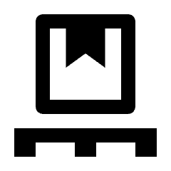 Pallet Icon from Outlined Line - Streamline Material Set