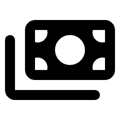 Payments Fill Icon from Rounded Fill - Streamline Material Set