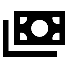 Payments Fill Icon from Sharp Fill - Streamline Material Set