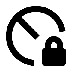 Permanent Block Fill Icon from Rounded Fill - Material Pro Set