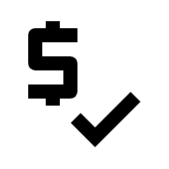 Price Check Fill Icon from Outlined Fill - Streamline Material Set