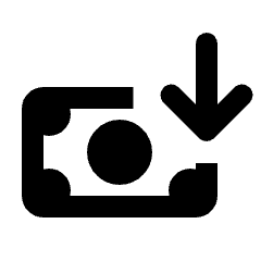 Profit Icon from Rounded Line - Material Pro Set