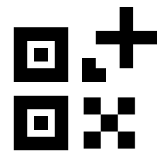 Qr Code Add Icon from Sharp Line - Material Pro Set