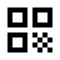 Qr Code Fill Icon from Sharp Fill - Streamline Material Set