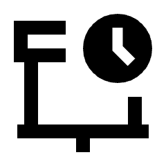 Rehearse Timing Icon from Sharp Line - Material Pro Set