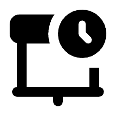 Rehearse Timing Fill Icon from Rounded Fill - Material Pro Set