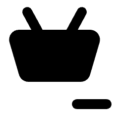 Remove Shopping Basket Alt Fill Icon from Rounded Fill - Material Pro Set