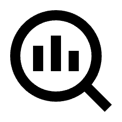Search Insights Icon from Sharp Line - Streamline Material Set