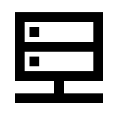 Server Icon from Sharp Line - Material Pro Set