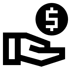 Share Coin Alt Icon from Sharp Line - Streamline Material Set
