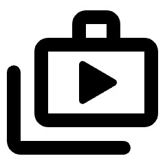 Shop Two Icon from Rounded Line - Streamline Material Set