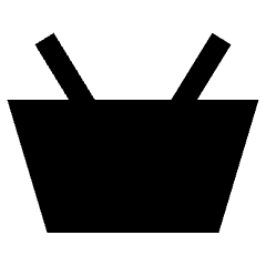 Shopping Basket Fill Icon from Sharp Fill - Material Pro Set