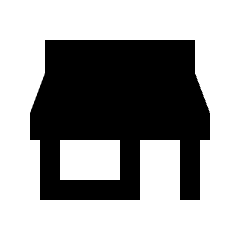 Store Fill Icon from Sharp Fill - Streamline Material Set