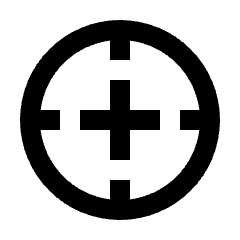 Target Alt Fill Icon from Outlined Fill - Streamline Material Set