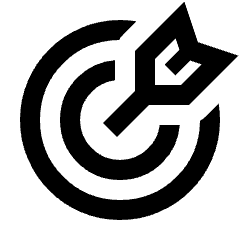 Target Arrow Icon from Sharp Line - Material Pro Set