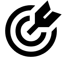 Target Arrow Fill Icon from Sharp Fill - Material Pro Set