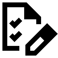 Tasklist Edit Icon from Sharp Line - Material Pro Set