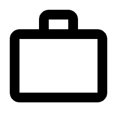 Work Icon from Rounded Line - Streamline Material Set