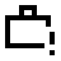 Work Alert Icon from Sharp Line - Material Pro Set