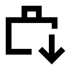 Work Update Icon from Sharp Line - Material Pro Set