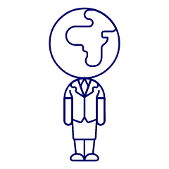 Global Business 1 4 Illustration from UX Line Set