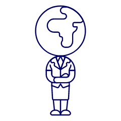 Gobal Business 2 4 Illustration from UX Line Set